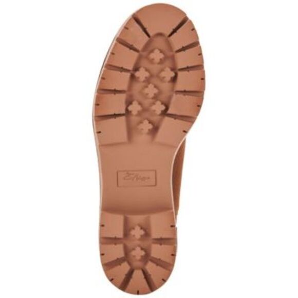 AQUA COLLEGE Womens Brown Chelsea Demi Round Toe Wedge Leather Booties 10 M - Picture 4 of 4